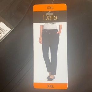 Dalia women’s knit pull-on pant , black size XXL
